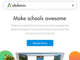 'akdemia.com' screenshot