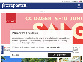 'akersposten.no' screenshot