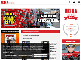 'akiracomics.com' screenshot