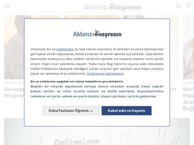 'aklinizikesfedin.com' screenshot