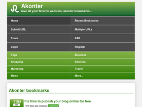'akonter.com' screenshot