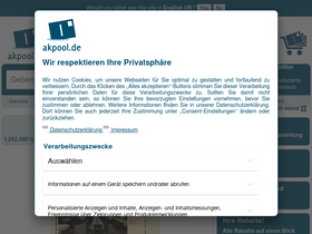 'akpool.de' screenshot
