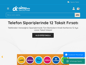 'aktasotoyedekparca.com' screenshot
