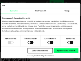'aktia.fi' screenshot