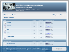 'aktualnikonflikty.cz' screenshot