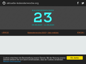 'aktuelle-kalenderwoche.org' screenshot