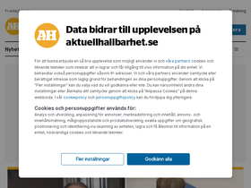 'aktuellhallbarhet.se' screenshot