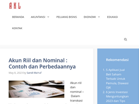 'akuntansilengkap.com' screenshot