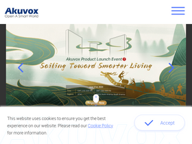 'akuvox.com' screenshot