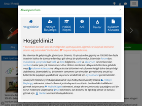 'akvaryum.com' screenshot