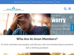 'al-anon.org' screenshot