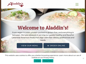'aladdins.com' screenshot