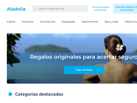 'aladinia.com' screenshot