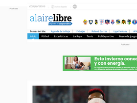'alairelibre.cl' screenshot
