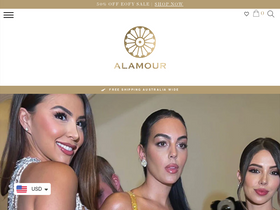 'alamourthelabel.com' screenshot