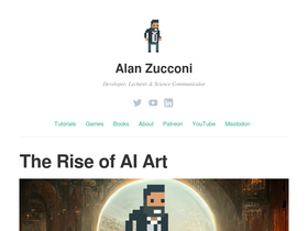 'alanzucconi.com' screenshot