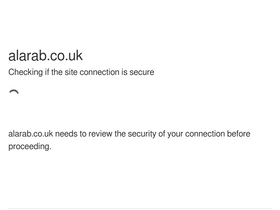 'alarab.co.uk' screenshot