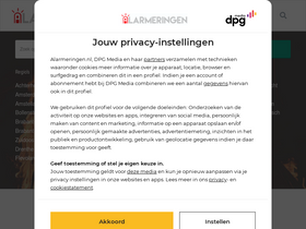 'alarmeringen.nl' screenshot