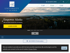 'alaska.edu' screenshot