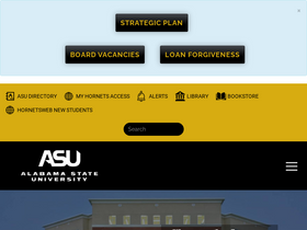 'alasu.edu' screenshot