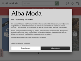 'albamoda.de' screenshot