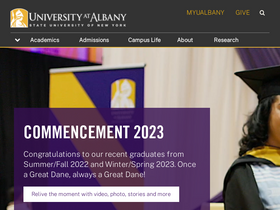 'albany.edu' screenshot