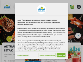 'albert.cz' screenshot