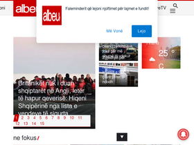'albeu.com' screenshot