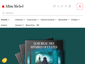 'albin-michel.fr' screenshot