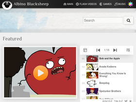 'albinoblacksheep.com' screenshot