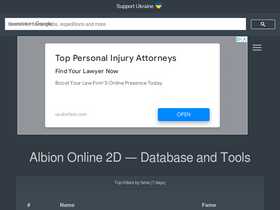 'albiononline2d.com' screenshot