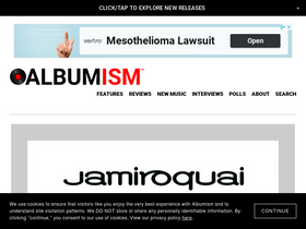 'albumism.com' screenshot