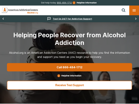 'alcohol.org' screenshot