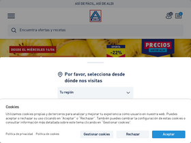 'aldi.es' screenshot