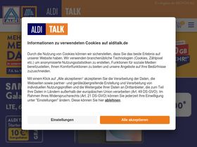 'alditalk.de' screenshot