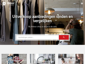 'aldoor.nl' screenshot