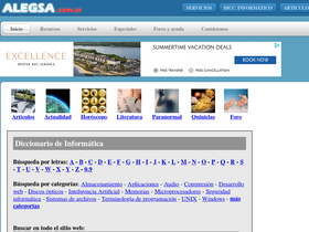 'alegsa.com.ar' screenshot