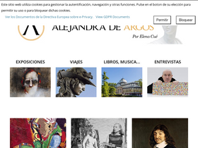 'alejandradeargos.com' screenshot