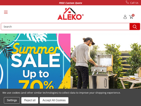'alekoproducts.com' screenshot