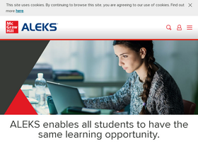 'aleks.com' screenshot