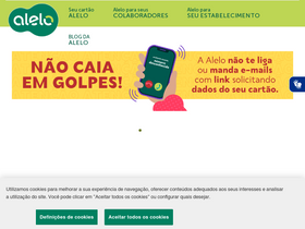 'alelo.com.br' screenshot