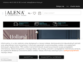'alena-firany.pl' screenshot