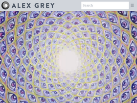'alexgrey.com' screenshot