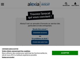 'alexia.fr' screenshot