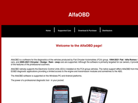 'alfaobd.com' screenshot