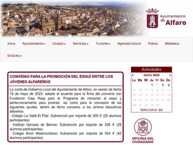 'alfaro.es' screenshot