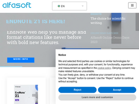 'alfasoft.com' screenshot