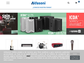 'alfasoni.com' screenshot