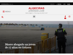 'algecirasalminuto.com' screenshot