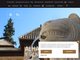 'alhambra-patronato.es' screenshot